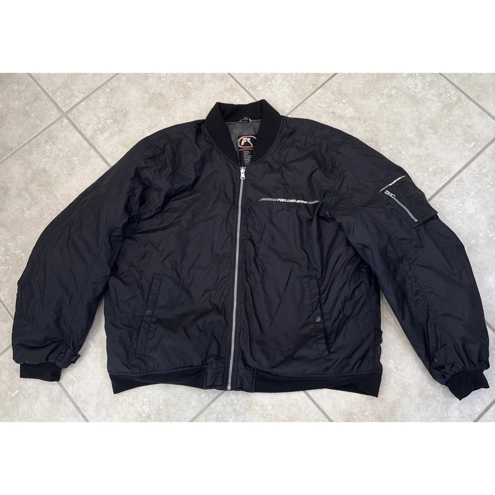 Fieldsheer  Jacket Men‎ 2XL Black Insulated Softshell Nylon Coat Full Zip Pocket